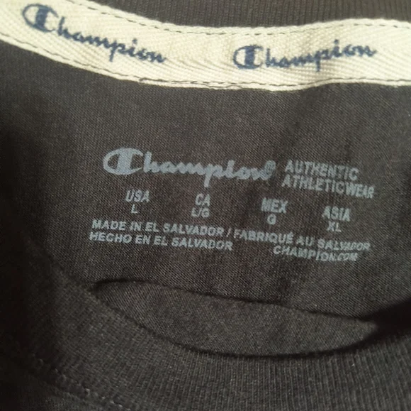 3/$10⭐ Champion Brand T-shirt, Women's Large, Black - Picture 2 of 11